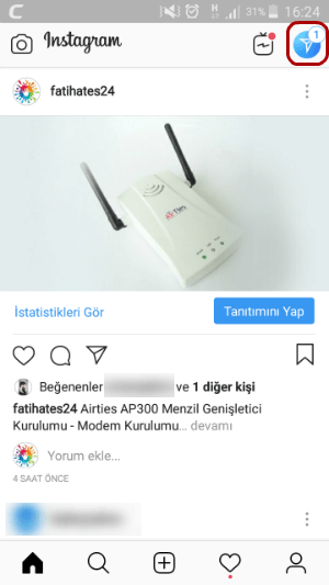 Instagram Sessize Alma Adımları