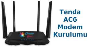 Tenda AC6 Modem Kurulumu için Hazırladığımız Makaleye Ait Görsel İçerikler.