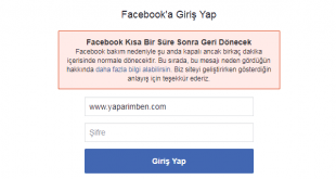 Facebook Giriş Yapamıyorum ve Facebook Giriş Sorunu için Yapmanız Gerekenler.