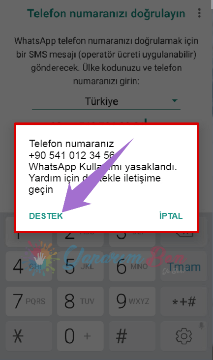 WhatsApp Kullanımı Yasaklandı Sorun Çözümü