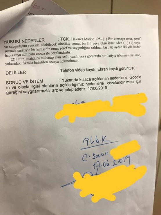 Türkiye vatandaşımız "I am do not know" çevirisi için "Ay em dont nov ne lan ayıoğlu ayı" karşılığı getiren Google Translate Dava açmıştır.