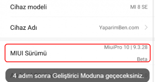 Bildiğiniz üzere Xiaomi, MIUI arayüzünü kullanıyor. Bu nedenle Xiaomi Geliştirici Seçenekleri Açma diğer markalardan biraz farklı.