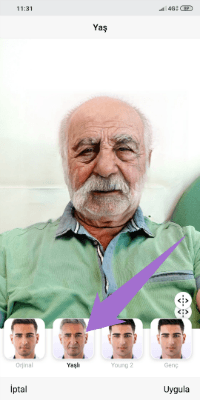 FaceApp'ta Kendinizi İki Kez Yaşlandırın