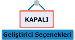 Gizli Android Geliştirici Seçeneklerini Kapatma Adımları