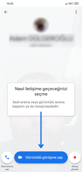 Google Duo Görüntülü Arama Nasıl Yapılır
