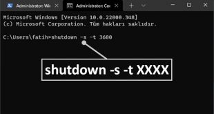 Bilgisayar kapatma zamanlaması nasıl yapılır