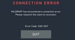 Valorant VAN 1067 Hata Kodu Çözümü